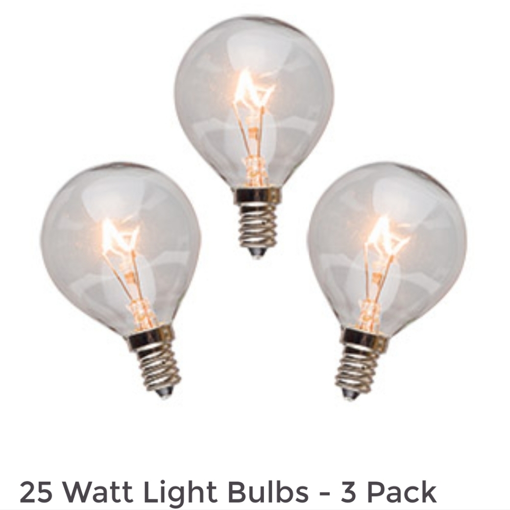 Scentsy 25-watt 3 pack bulbs